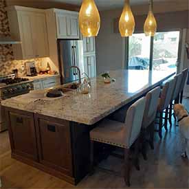 Countertop installed at our Job Site